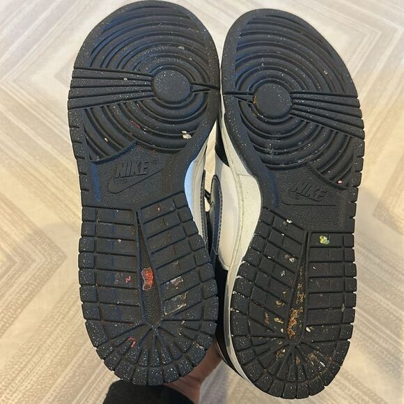 Nike Dunk Low Boys Black/Hyper Royal/Summit White/Black Sneakers - Size 6.5 - Picture 6 of 8